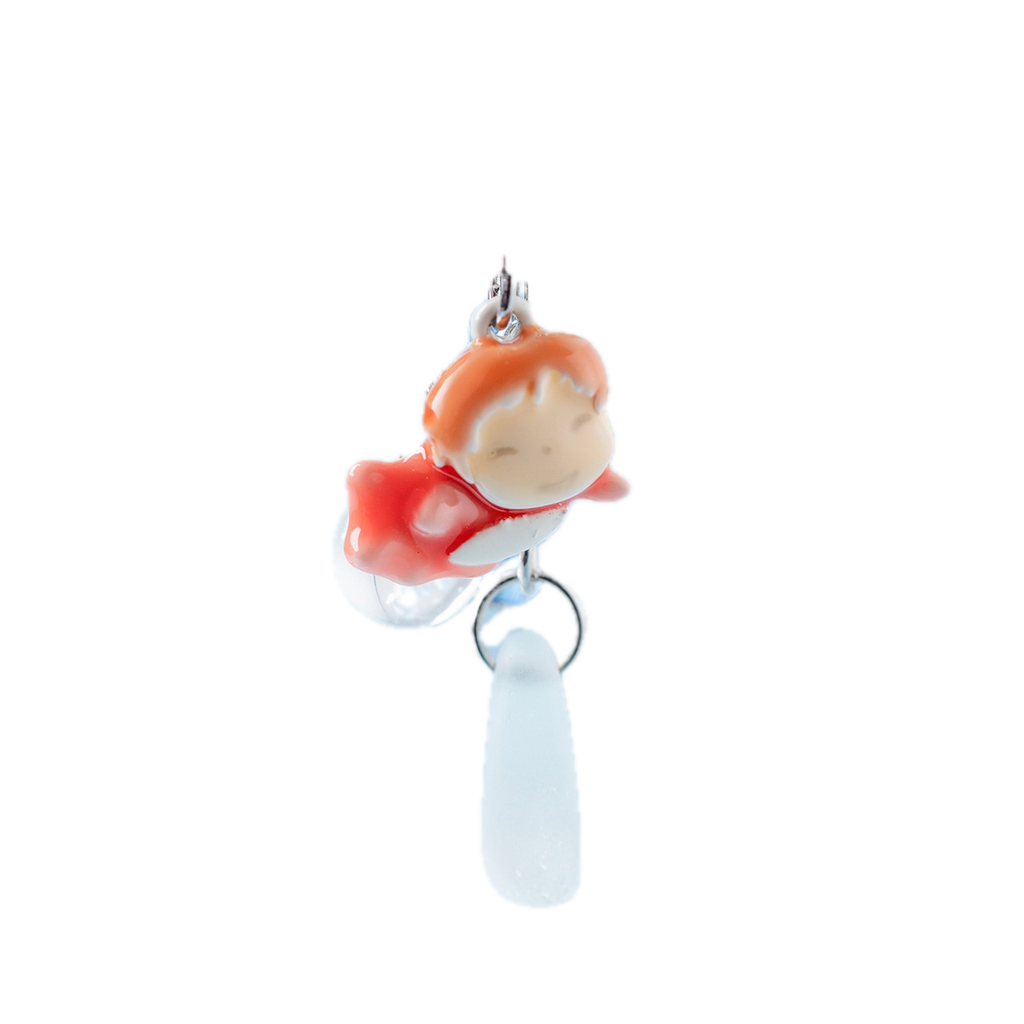Studio Ghibli Ponyo Swaying Earrings Mori no Ponpone
