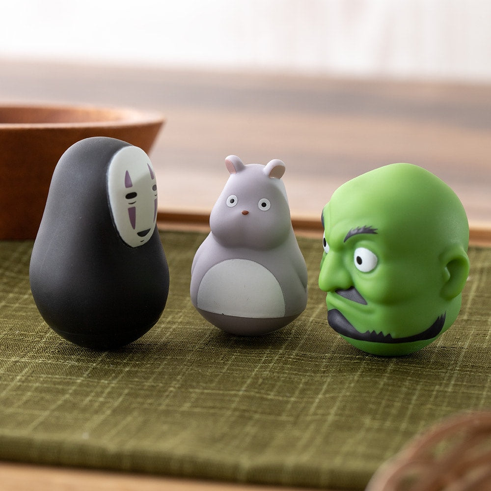 Spirited Away Roly-Poly Figures Complete Set 6 Official Japan