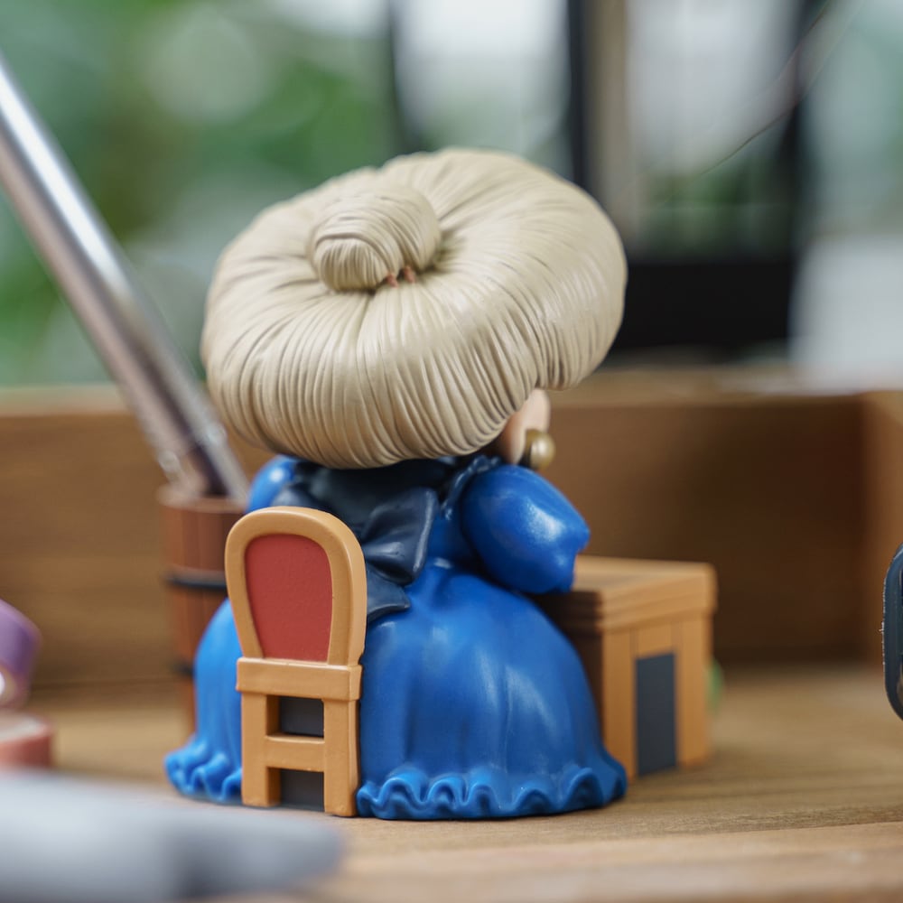 Studio Ghibli Spirited Away Zeniba Knitting Scene Seal Holder & Pen Stand