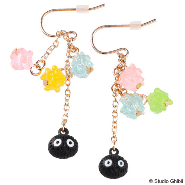 Studio Ghibli Spirited Away Susuwatari Konpeito Candy Earrings