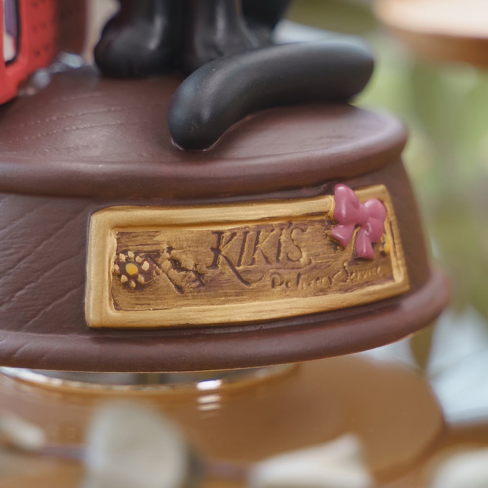 Studio Ghibli Kiki’s Delivery Service Jiji & Radio Porcelain Music Box