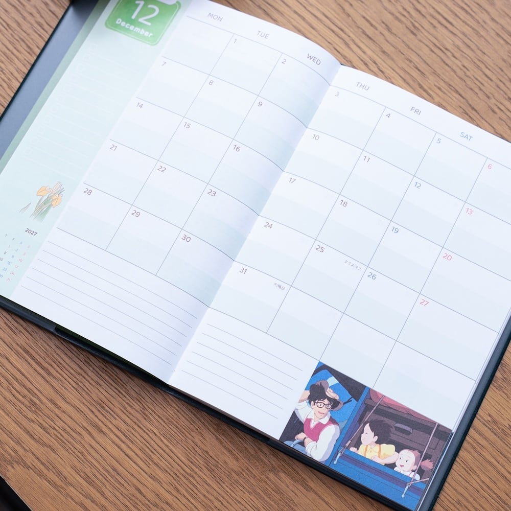 Studio Ghibli My Neighbour Totoro 2027 B6 Weekly & Monthly Schedule Planner TTR-27