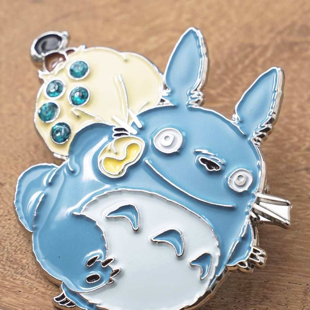 Studio Ghibli My Neighbour Totoro Medium Totoro Metal Brooch GB-03