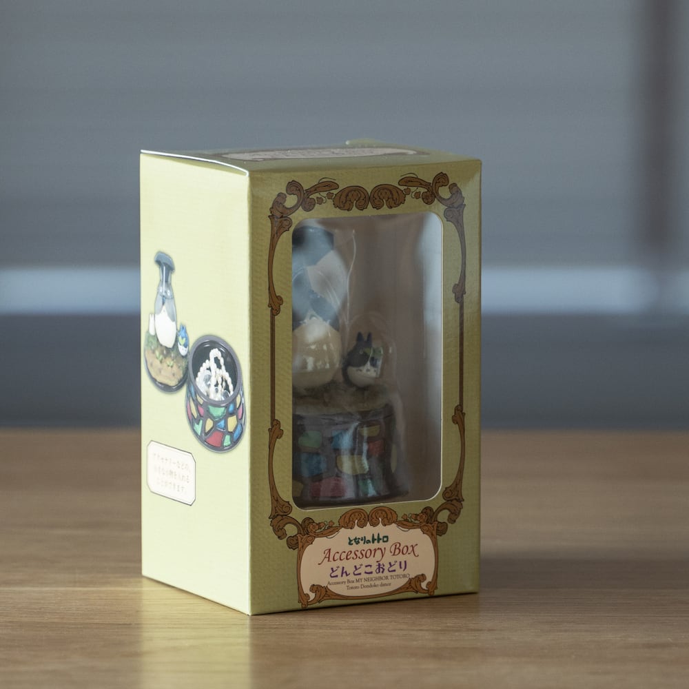Studio Ghibli My Neighbour Totoro Dondoko Dance Stained Glass Jewellery Box