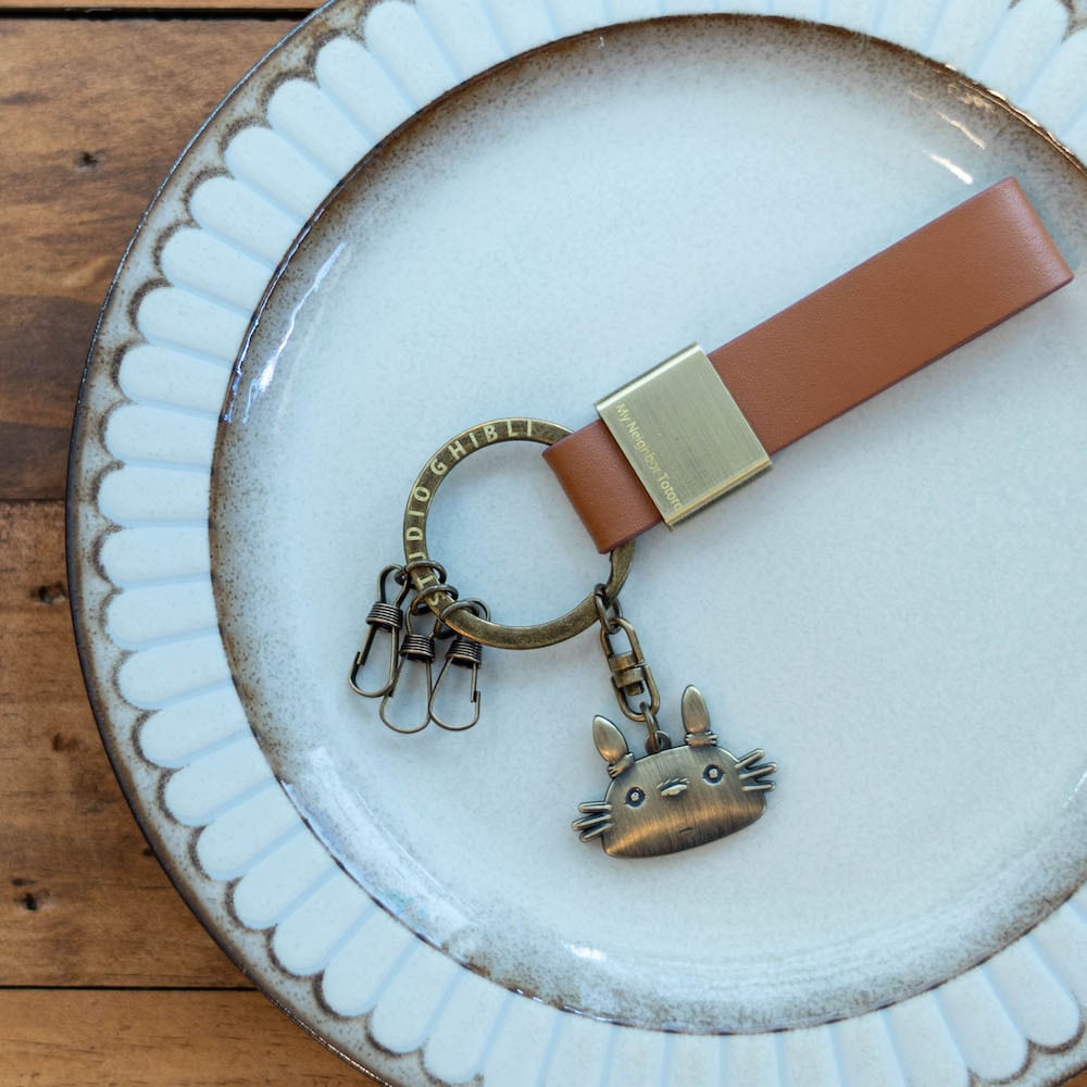 Studio Ghibli My Neighbour Totoro Genuine Leather Totoro Keyring