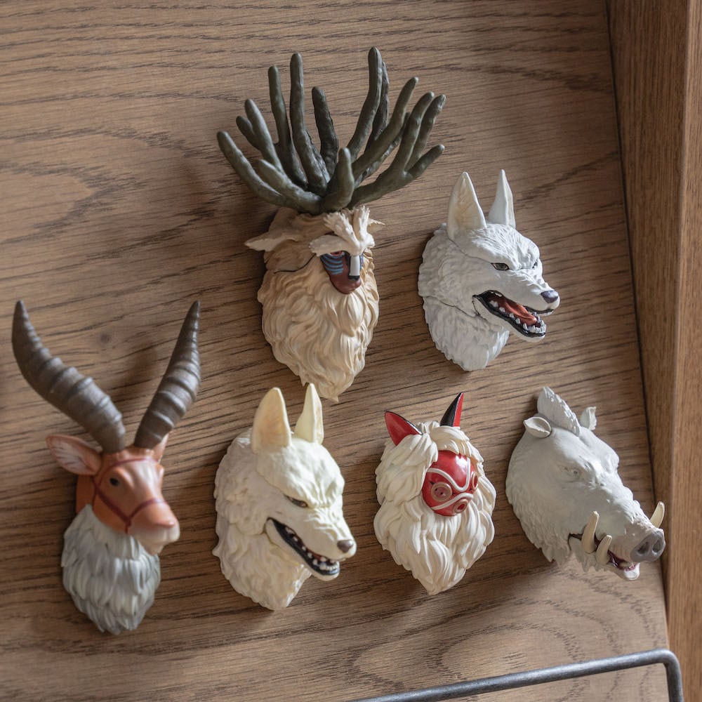 Studio Ghibli Princess Mononoke Face Magnet Complete Box Set – 6 Designs