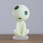 Studio Ghibli Princess Mononoke Kodama Little Sitting Glow-in-the-Dark Figu