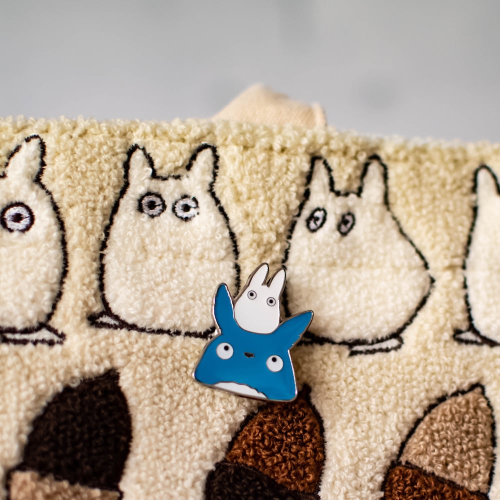Studio Ghibli My Neighbour Totoro Medium & Small Totoro Pin Badge SP-02