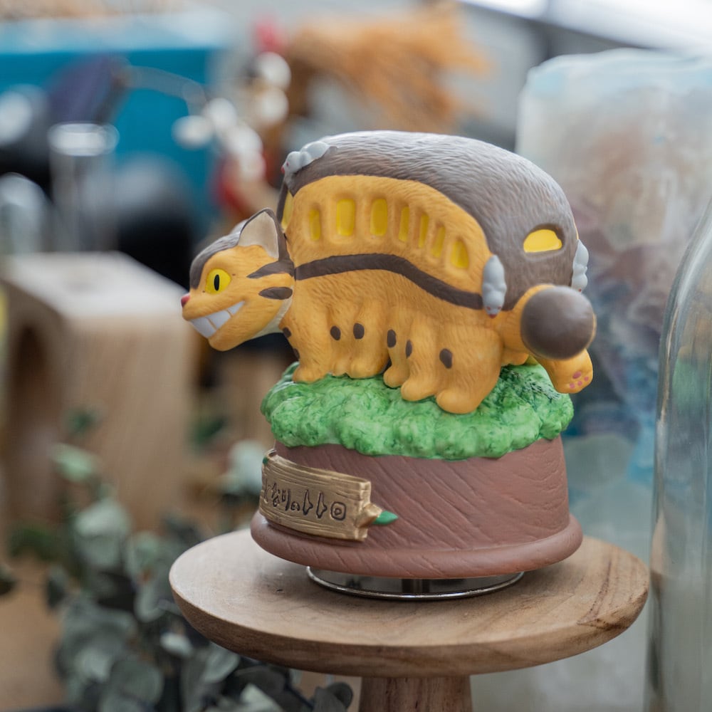 Studio Ghibli My Neighbor Totoro Catbus in Tree Porcelain Music Box