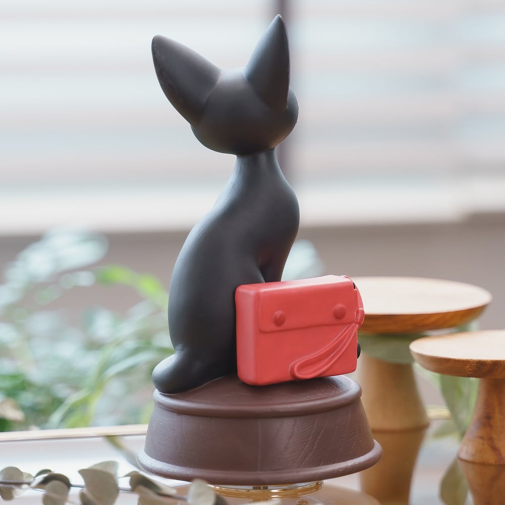 Studio Ghibli Kiki’s Delivery Service Jiji & Radio Porcelain Music Box
