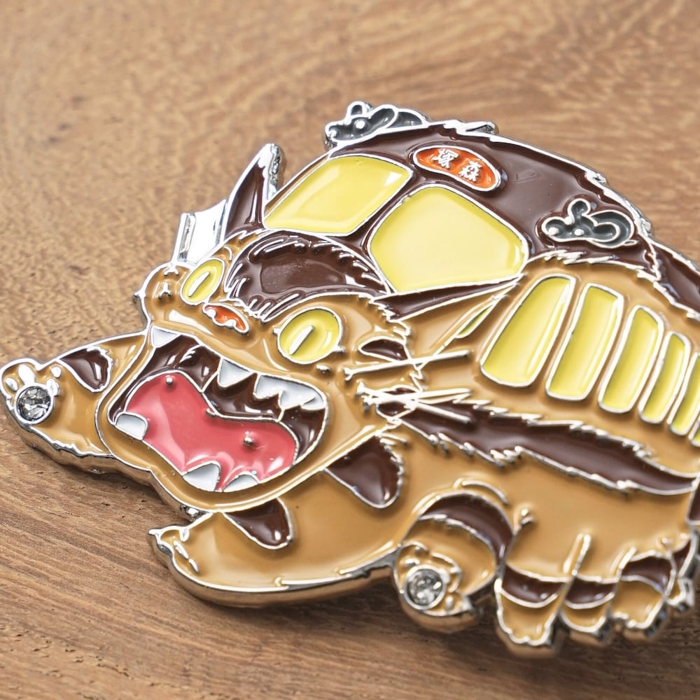 Studio Ghibli My Neighbour Totoro Catbus Metal Brooch GB-06