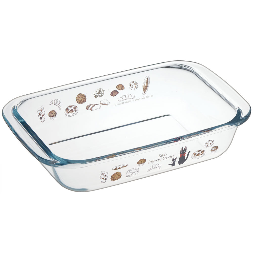 Studio Ghibli Kiki’s Delivery Service Jiji Rectangular Oven Glass Baking Dish – 1500ml