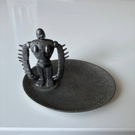 Studio Ghibli Museum Exclusive Castle in the Sky Robot Soldier Pewter Jewellery Tray