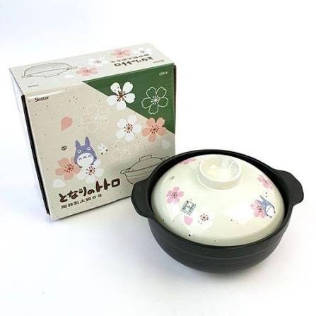 Studio Ghibli My Neighbour Totoro Sakura Japanese Donabe Clay Pot 900ml