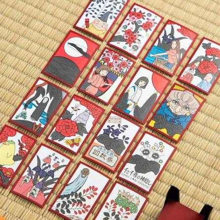 Studio Ghibli Spirited Away Hanafuda Japanese Playing Cards 48 Card Set