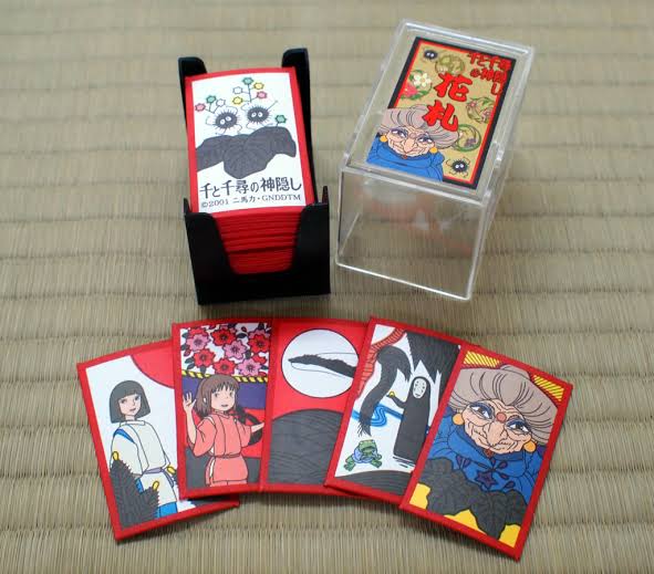 Studio Ghibli Spirited Away Hanafuda Japanese Playing Cards 48 Card Set