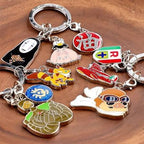 Studio Ghibli Castle in the Sky Robot Soldier Fox Squirrel & Laputa Stone 3-Charm Keyring