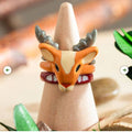 Studio Ghibli Princess Mononoke Wolf Triple Ring – Adjustable Size Rare Collectable