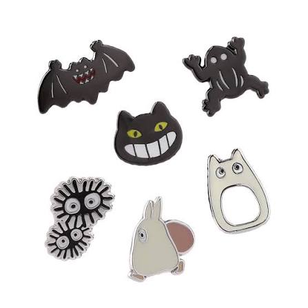 Studio Ghibli My Neighbour Totoro Story Collection Opening 6-Piece Earrings Set