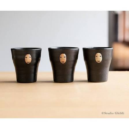 Studio Ghibli Spirited Away No-Face Shigaraki Ware Handmade Cup 200ml