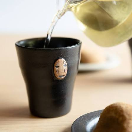 Studio Ghibli Spirited Away No-Face Shigaraki Ware Handmade Cup 200ml