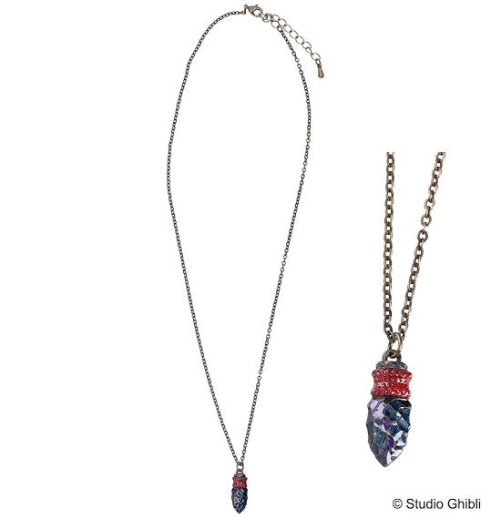 Studio Ghibli Princess Mononoke San’s Crystal Dagger Necklace – Donguri Closet