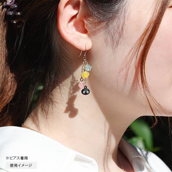 Studio Ghibli Spirited Away Susuwatari Konpeito Candy Earrings