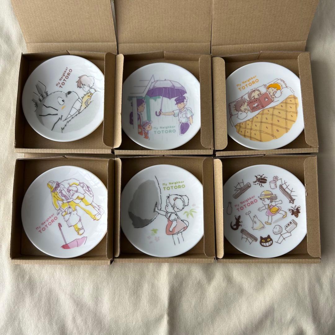 Studio Ghibli My Neighbour Totoro Story Collection Small Plates Complete Set of 6 – 2023 Japan Exclusive