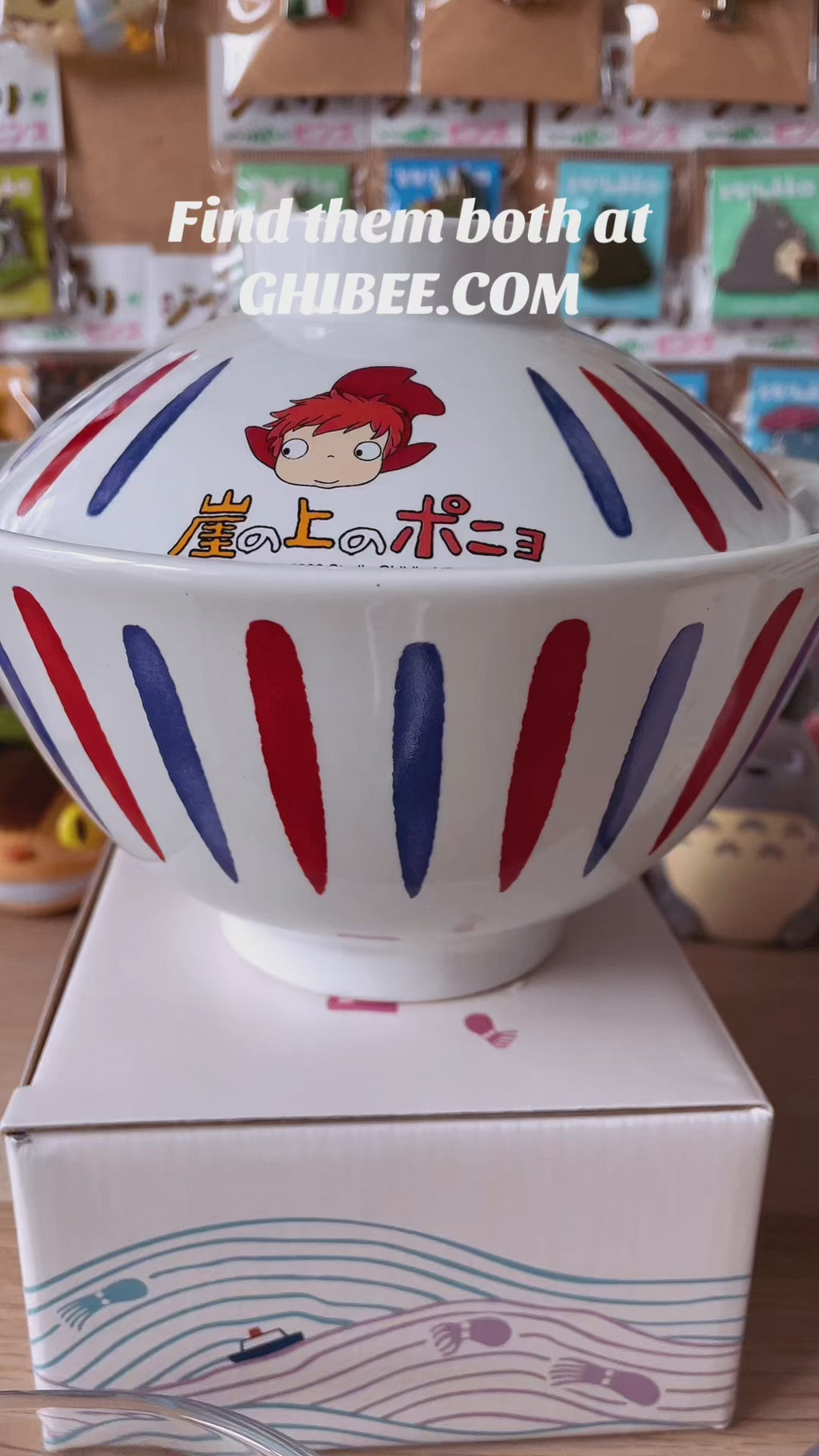 Studio Ghibli Ponyo Ramen Bowl 2008 Lawson Japan Exclusive Limited Edition