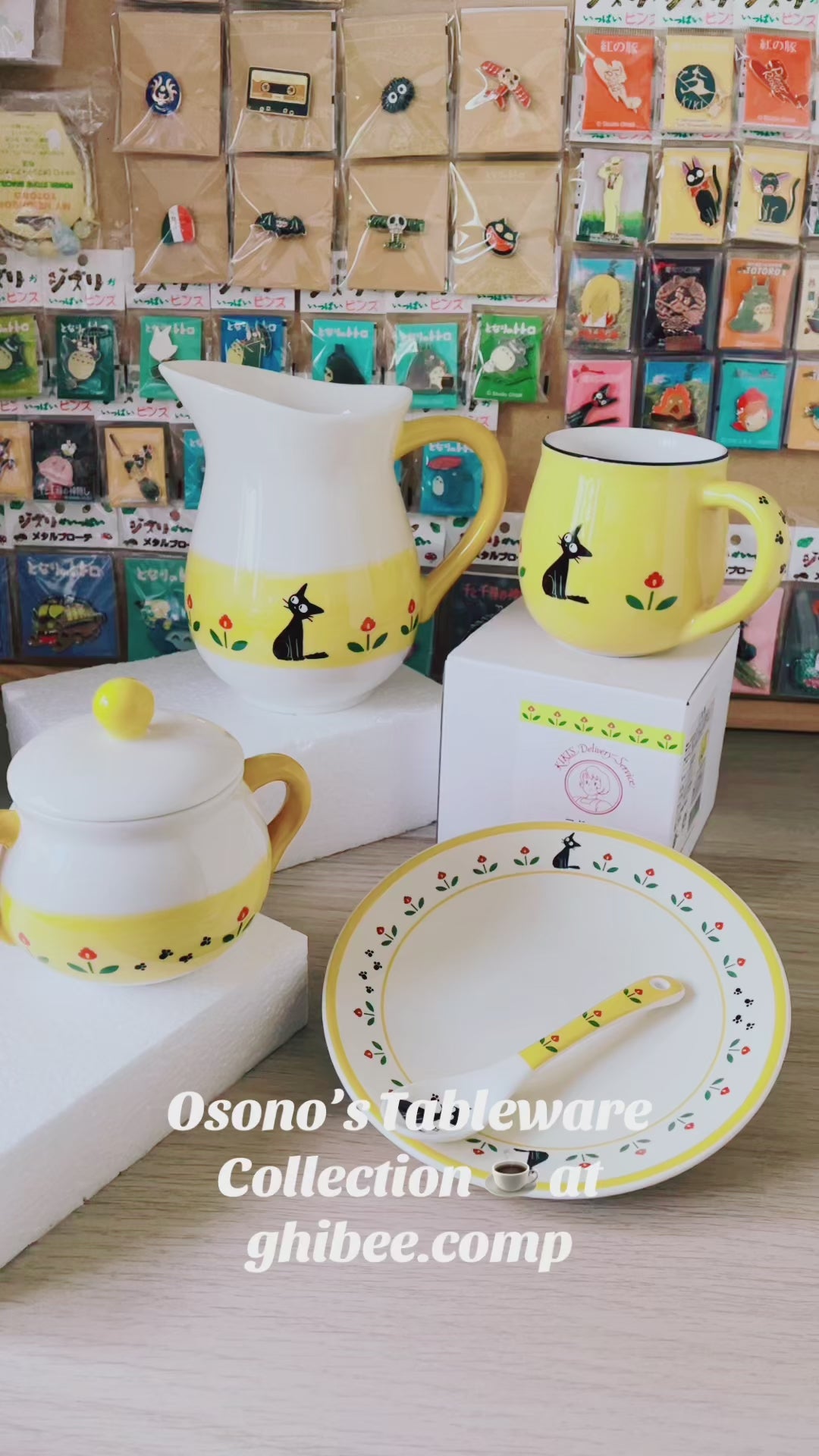 Studio Ghibli Kiki’s Delivery Service Osono’s Kitchen Ceramic Plate 16cm