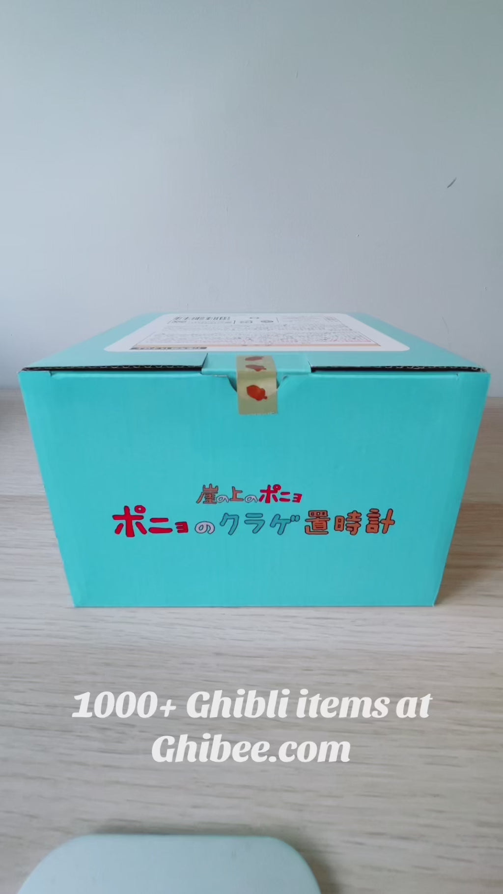 Studio Ghibli Ponyo Jellyfish Mini Desk Clock Japan Anime Cute Gift Room Decor