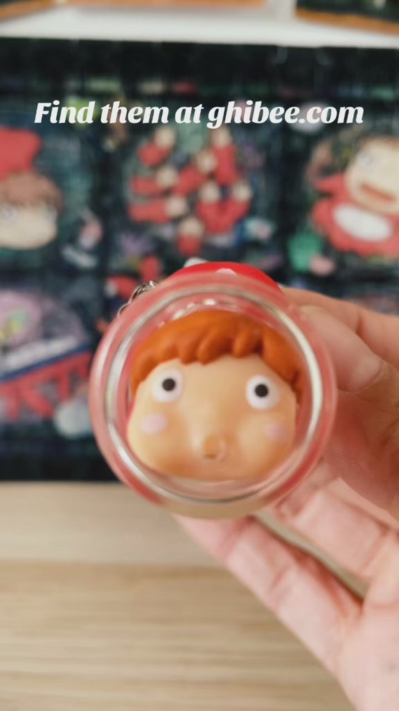 Studio Ghibli Ponyo Jellyfish Ponyo Translucent 3D Keyring