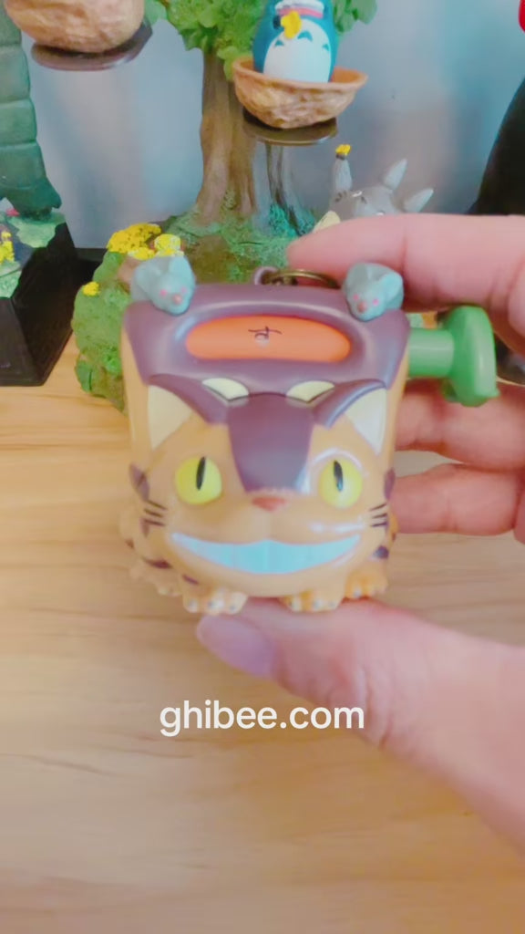 Studio Ghibli My Neighbor Totoro Keychain – Catbus Destination Spinner