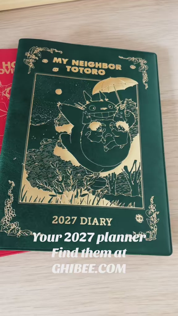 Studio Ghibli My Neighbour Totoro 2027 B6 Weekly & Monthly Schedule Planner TTR-27