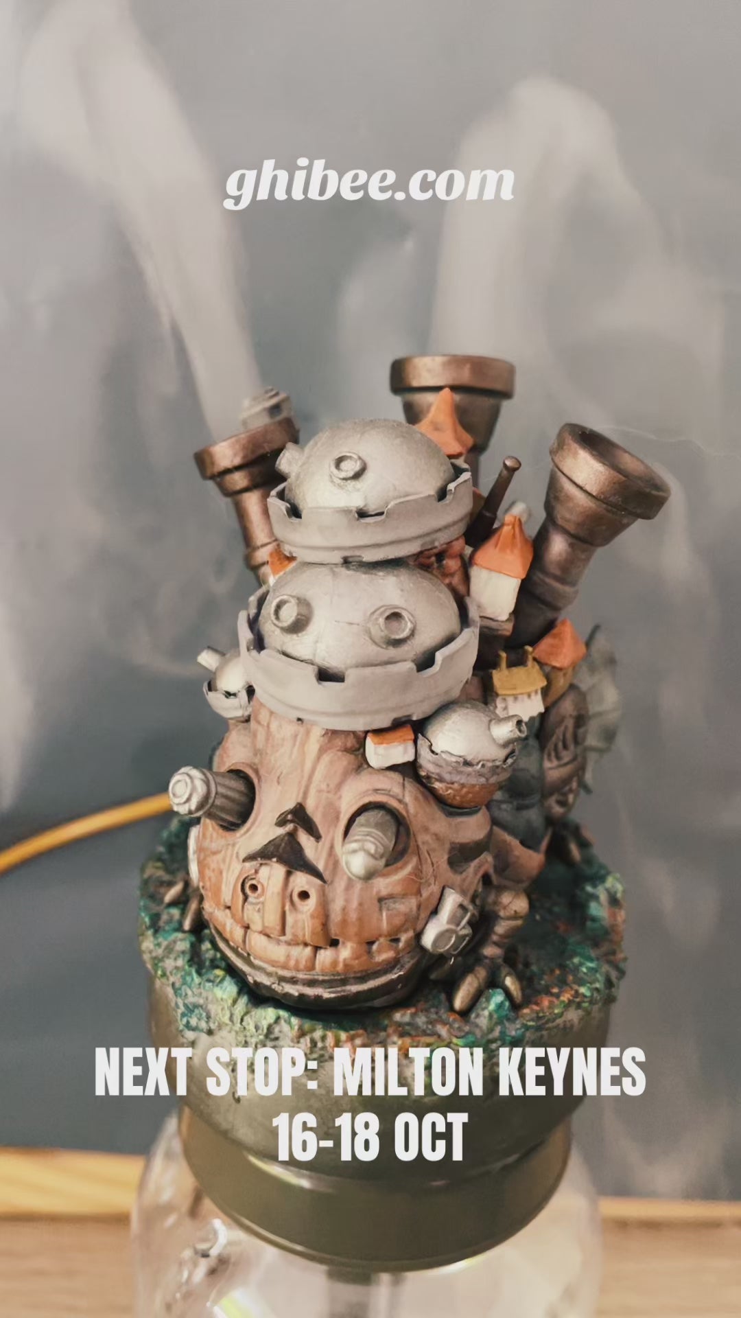 Studio Ghibli Howls Moving Castle USB Desk Humidifier Mini Castle Gift Japan