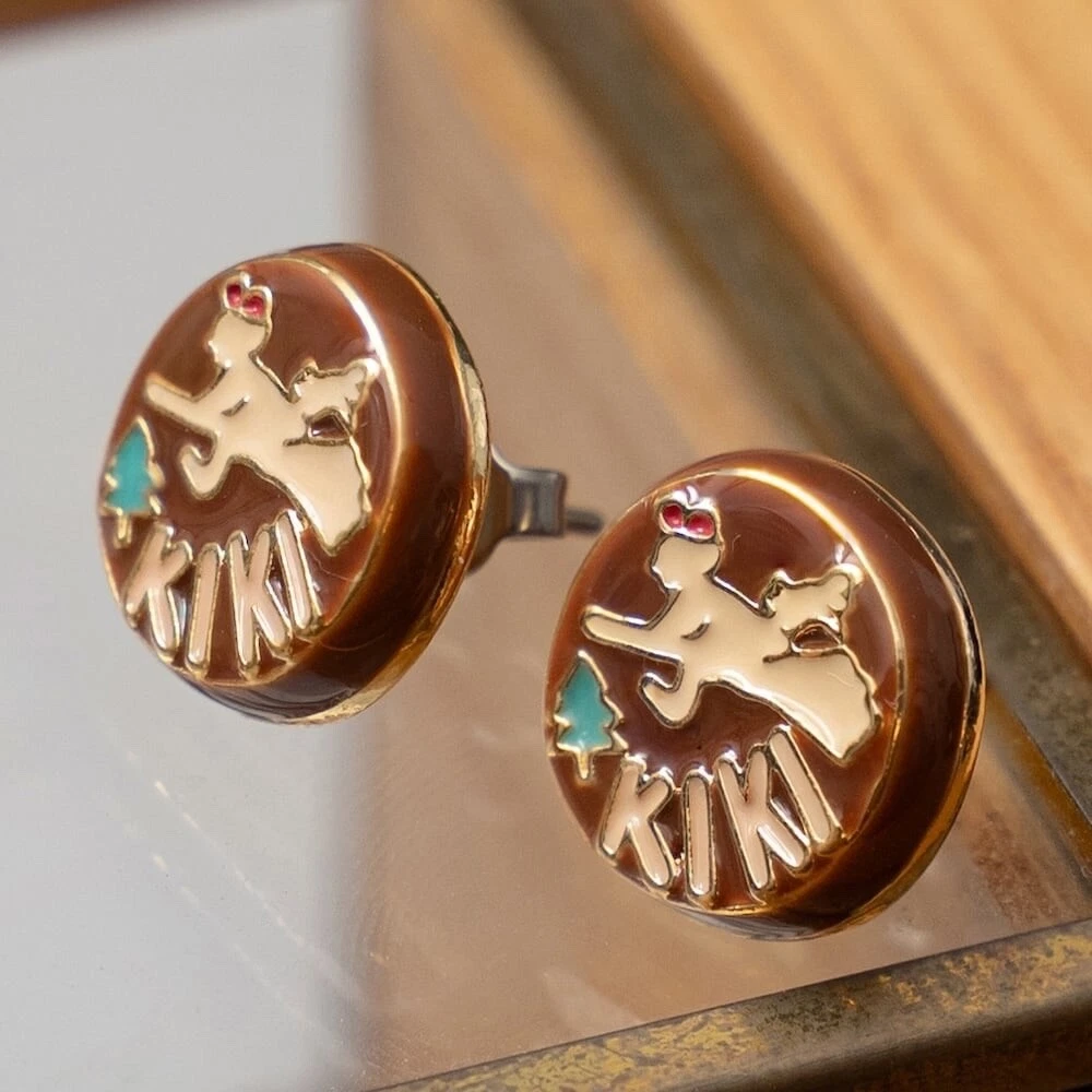 Studio Ghibli Kiki’s Delivery Service Jiji 6-Piece Pierced Earrings Set
