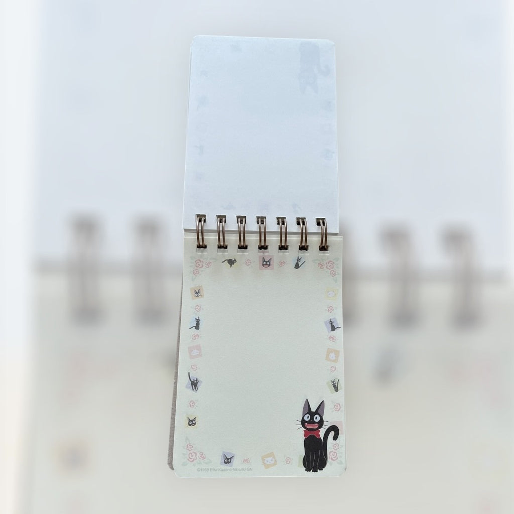 Studio Ghibli Kiki’s Delivery Service Jiji Face A7 Ring Memo Pad – 80 Sheets