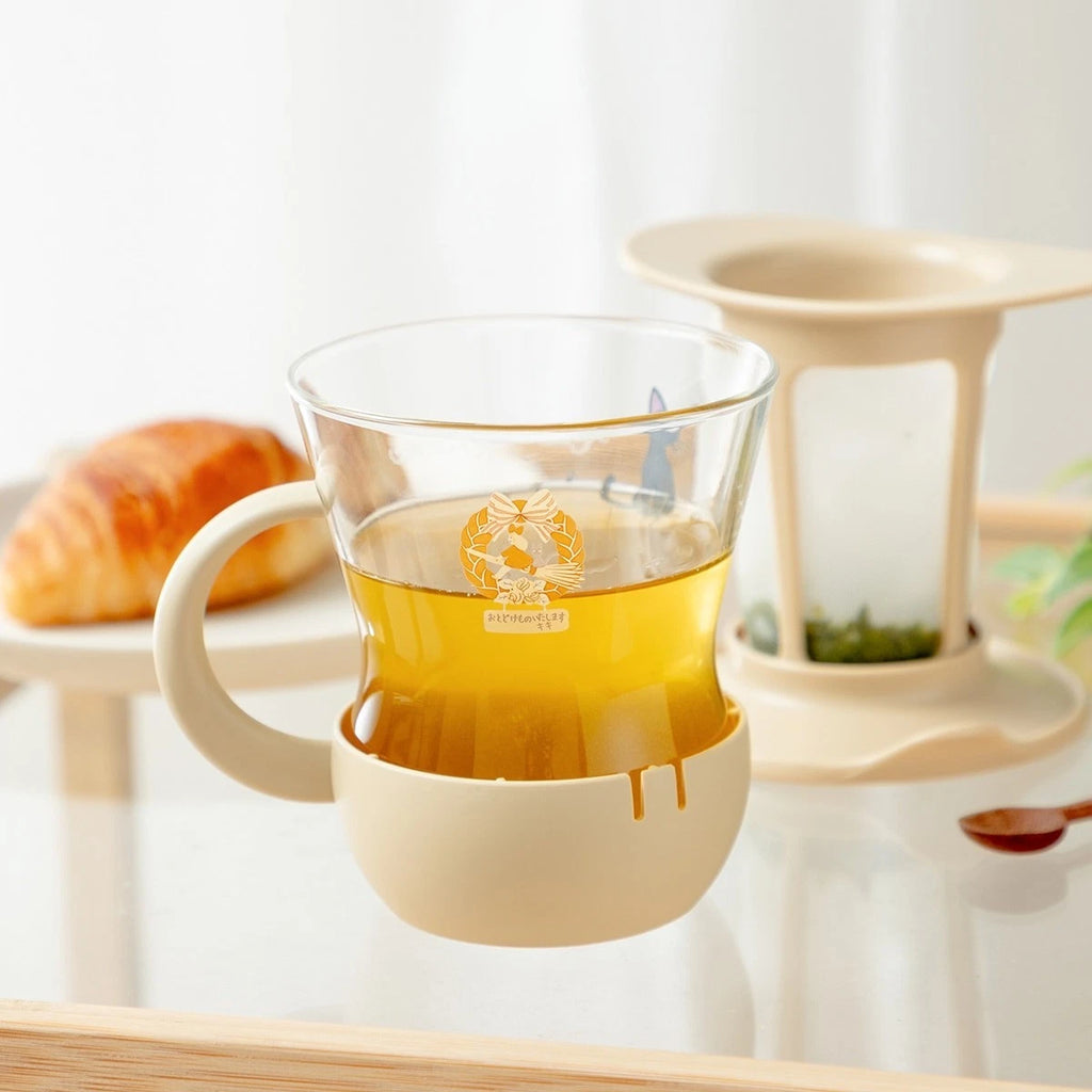 Studio Ghibli Kiki’s Delivery Service Jiji HARIO Tea Infuser Glass Mug 200ml